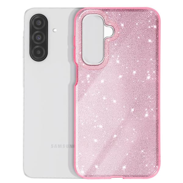 Coque - Samsung - Galaxy A26 - Pailletter - Stødabsorberende - Lyserød Rosa