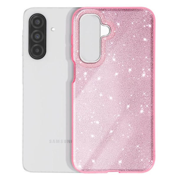 Glitterfodral för Samsung Galaxy A26 Stöttålig Glittrande Rose Poudré Rosa