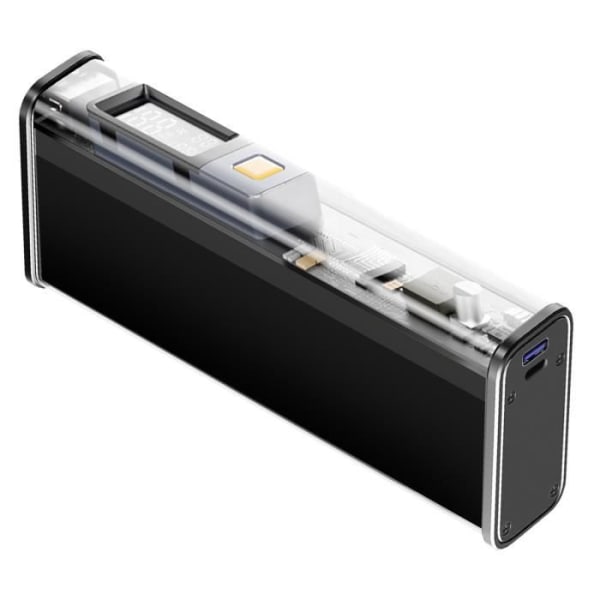 Backupbatteri 18000mAh USB och USB C 22,5W 4Smarts Lucid Block Svart