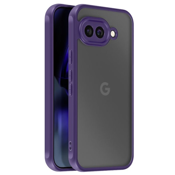 Suoja Google Pixel 9a:lle iskunkestävä vahvistetuilla kulmilla, violetti Lila