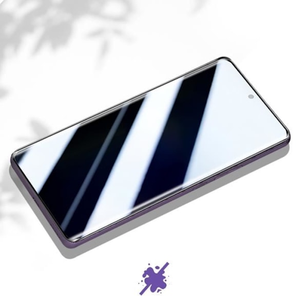 Skyddsfilm - AVIZAR - Härdat glas - Oppo Reno 10/10 Pro - 9H hårdhet - Böjda kanter Svart