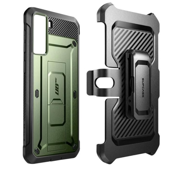 Kotelo Samsung S23 Plus Iskunkestävälle Kickstand Supcase Unicorn Beetle Pro vihreälle