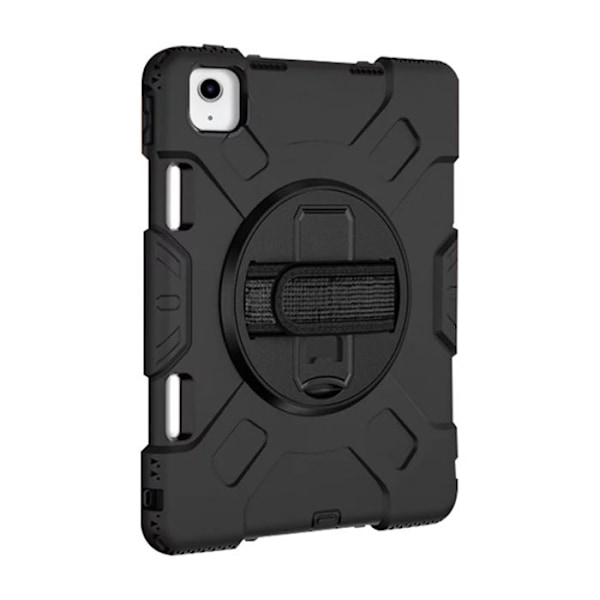 Coque til iPad Air 11 2024 / iPad Pro 11 2018 Forstærket 3M Stand med Rem Eiger Sort Svart