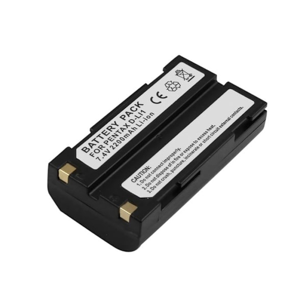 Pentax EI-D-Li1 Li-ion-akku 7.4V 2200mAh 16.3Wh Musta