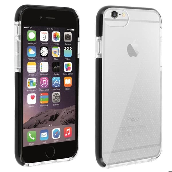 Coque iPhone SE 2022/2020/8/7/6S/6 - Akashi - Fleksibel Bumper Transparent - Stødabsorberende - Ridsefrit - Silikone Vit
