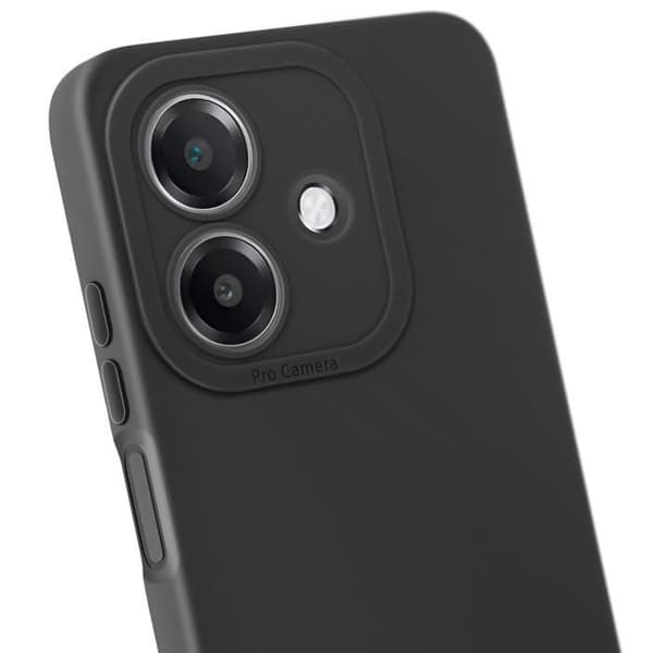 Coque - AVIZERA - Oppo A40 - Silikonmatta - Kamerablocket Skyddad - Enkel installation Svart