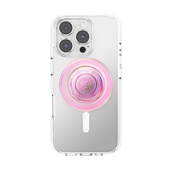 Støtte Smartphone PopGrip MagSafe Funktion Stativ og Selfie Fastgørelse Solid PopSockets Rosa Ros