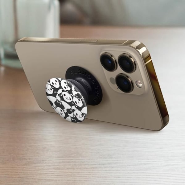 Smartphoneaccessoar - POPSOCKETS - Panda - Återvinningsbar - Videostöd - Ultra lätt