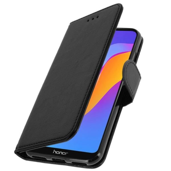 Honor 8A / Huawei Y6 2019 Stand Plånboksfodral Fodral - Svart Grå