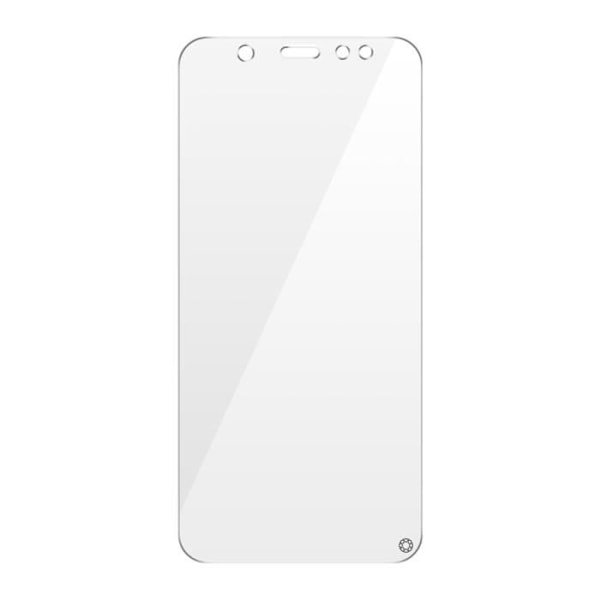 Krosssäker film - FORCE GLASS - Samsung Galaxy A6 - 9H hårdhet - Stöt- och repskydd - Livstidsgaranti Vit