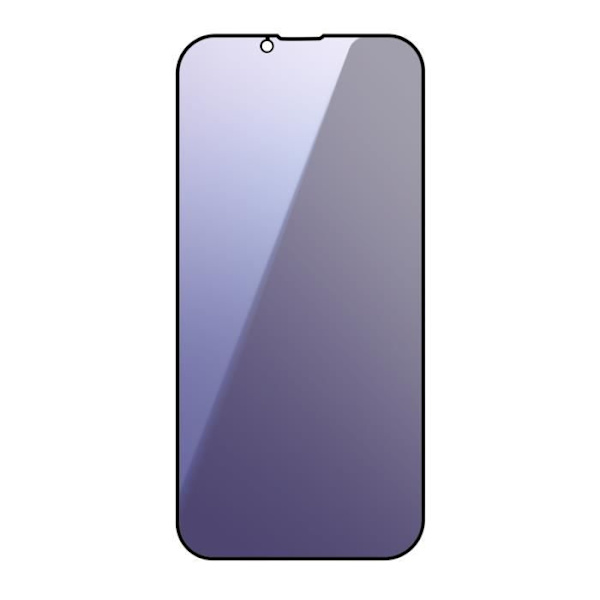 Skærmbeskytter - AVIZAR - iPhone 13/13 Pro/14 - Anti-blåt lys - 9H hårdhed - Sort Svart
