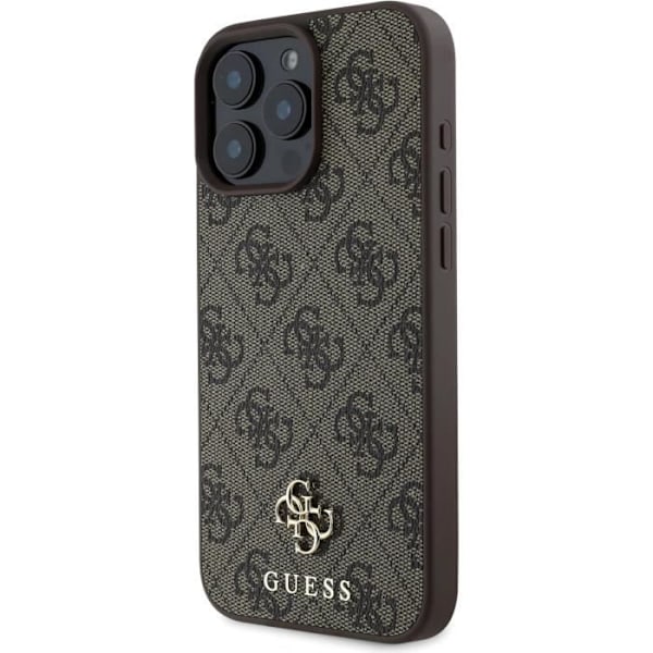 Telefonfodral CG MOBILE Guess HC för iPhone 16 Pro, brun