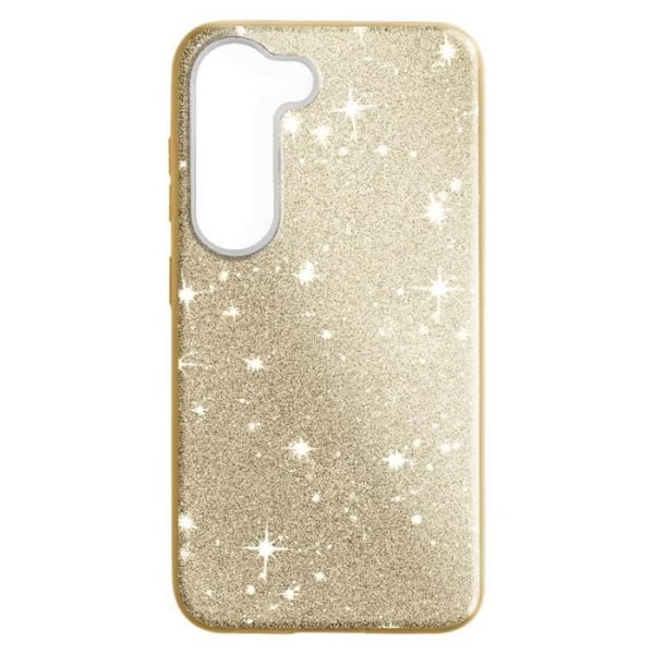 Glitter Case til Samsung Galaxy S23 Hybrid Semi-rigid Spark Case guld