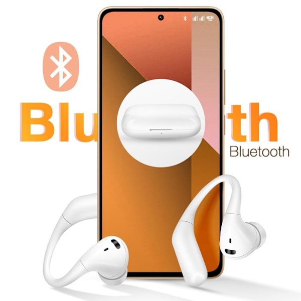 Bluetooth Hörsnäcka med Touchkontroll LinQ Vit Vit