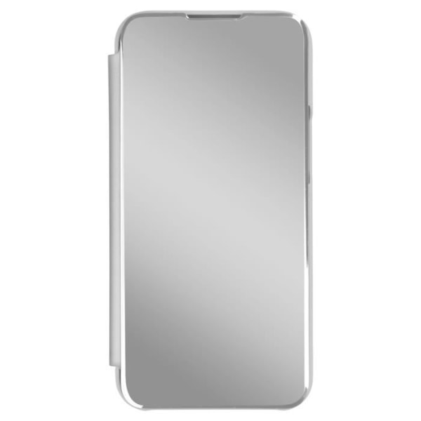 Clear View-fodral - Apple - iPhone 13 - Grå silver - Spegelklaff - Videostöd Silvergrå