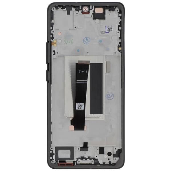 LCD-skärm - Xiaomi - Redmi Note 13 Pro Plus - Touchscreen - Förmonterad chassi - Svart Svart