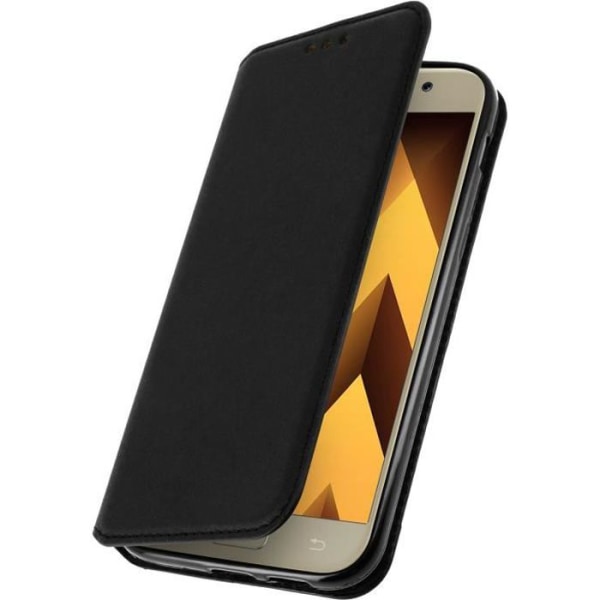 Wallet flip cover til Samsung Galaxy A5 2017 - Sort - Stand funktion