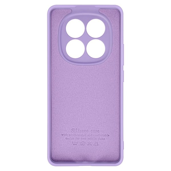 Redmi Note 14 Pro ja 14 Pro Plus puolijäykkä pehmopintainen kuori violetti Lila