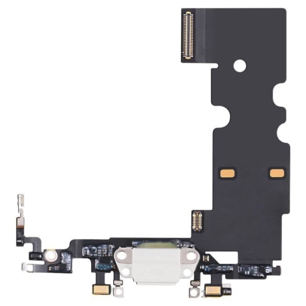 Lightning-opladningsstik - RELIFE - iPhone SE 2022 - Integreret mikrofon - Hvid - Kablet Vit