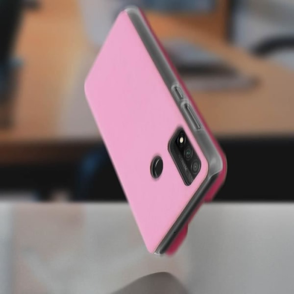 Étui Portefeuille Huawei P smart 2020 - AVIZAR - Rose - Synthétique - Rabat - Lisse Rosa