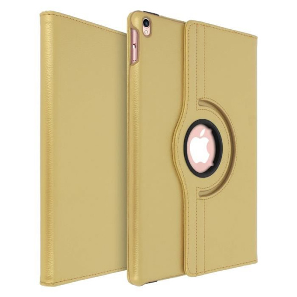 Etui iPad Air 2019 / Pro 10.5 - Apple - Rotativ 360° - Guldgul - Fullständigt skydd - Unisex Gult guld