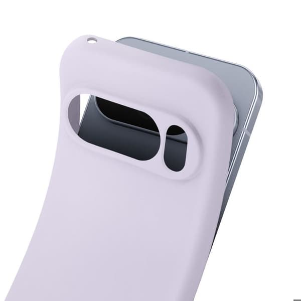 Silikonecover - AVIZAR - Google Pixel 10 Pro - Blød - Lys lilla - Antiskrid Violett