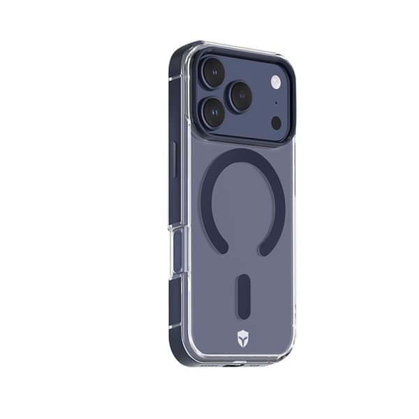 iPhone 17 Pro Max MagSafe FORCE CASE Metal Kontur Stødabsorberende 2m Premium Blå Blå