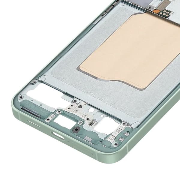 Central Chassis - SAMSUNG - Galaxy S25 - Original - Holdbar - Mintgrøn Mintgrön
