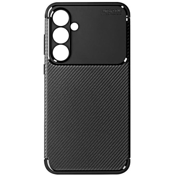 Suojakuori Samsung Galaxy A35 - AVIZAR - Joustava Silikoni Carbon Effect Musta Svart