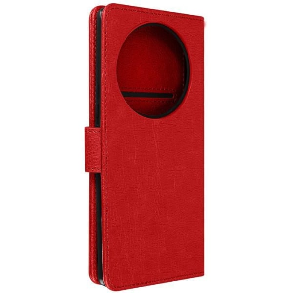 Fodral till Honor Magic 5 Pro - AVIZAR - Chesterfield - Röd - Videostödfunktion Röd