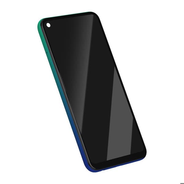 LCD-skærm - Huawei P40 Lite E - Touchglas - Blå chassis - Nem udskiftning Blå