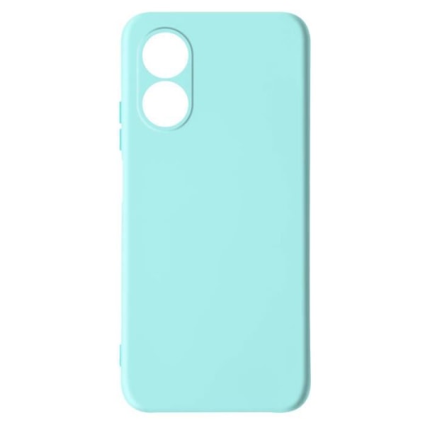 Taske til Oppo A17 - AVIZAR - Halvstiv - Soft-touch - Tynd - Turkis Blå
