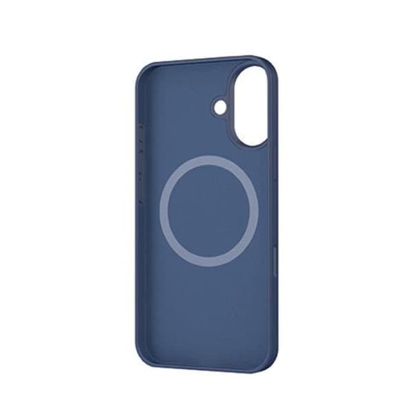 Fodral för iPhone 16 - MW - Oljeavvisande silikon - Rep-skydd - Blå - Mjuk Blå