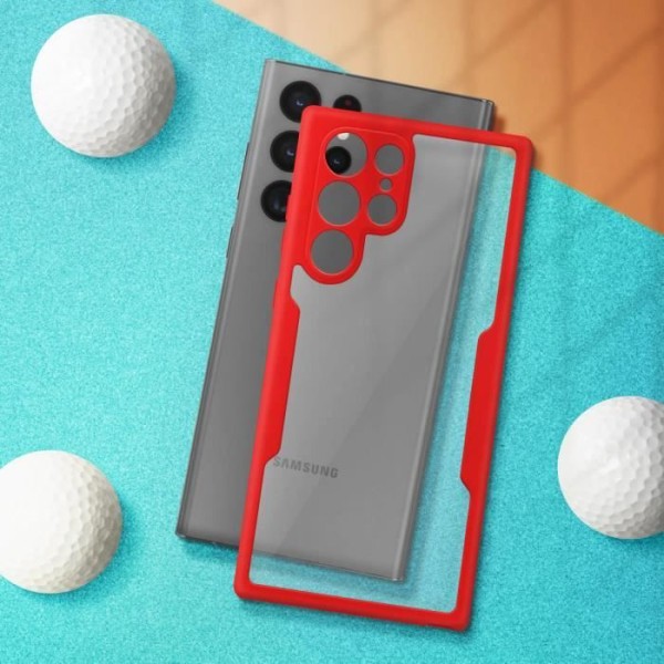 Full body cover kompatibel med Samsung S23 Ultra Red Cover
