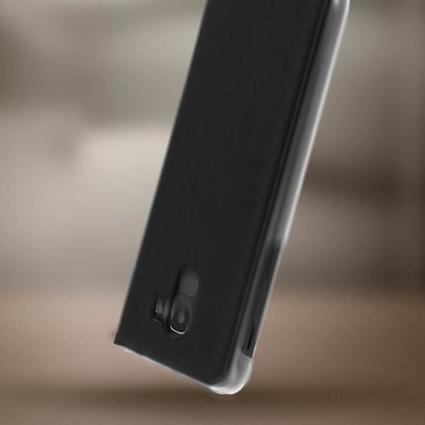 Kansi - AVIZAR - Galaxy J6 - Ultraohut - Eko-nahka - Täysi suoja svart
