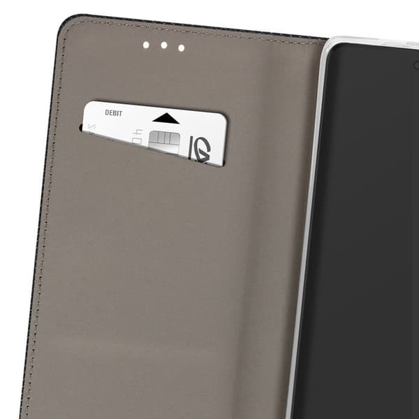 Etui til Honor Magic 7 Lite - Honor - Magnetisk Klap - Kunstlæder - Kortopbevaring - Sort Svart