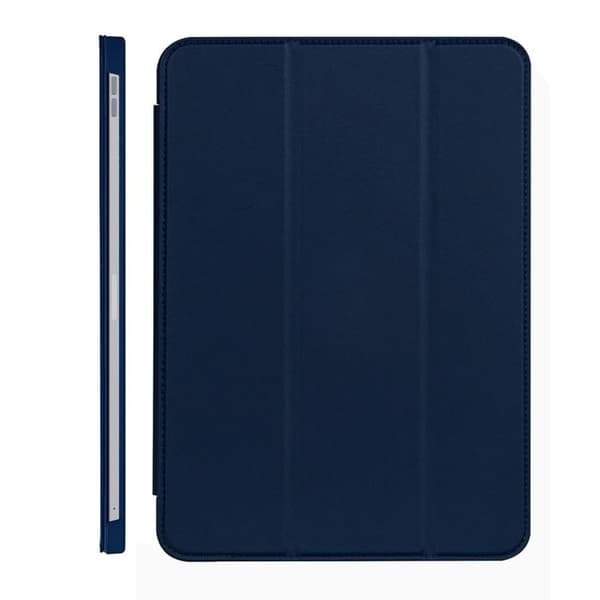 Slim Tri-Fold Etui til iPad Air 10.9 / 11" i Tekstureret Silikone Decoded Blå Blå