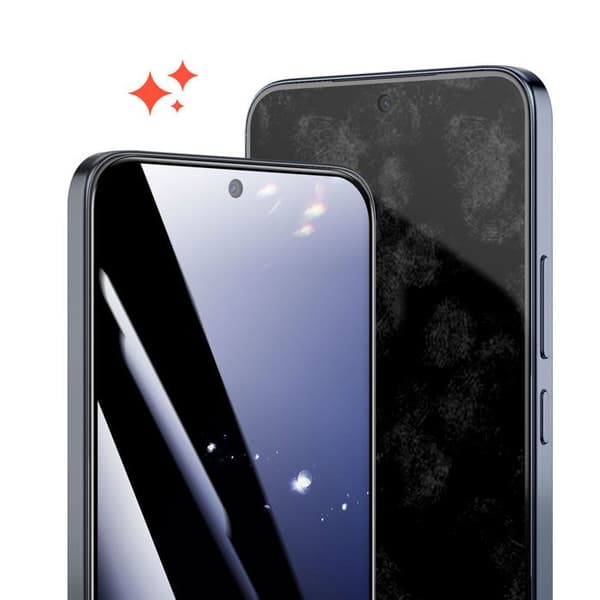 Härdat glas för Honor Magic 8 Lite, rep- och stötresistent, svart transparent Svart