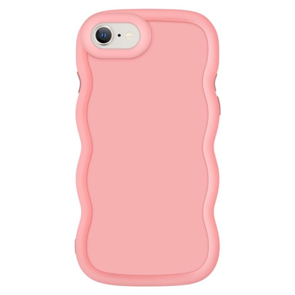 Etui til iPhone 7, 8, SE 2020 og SE 2022 Silikone Stødsikker Rosa Rosa