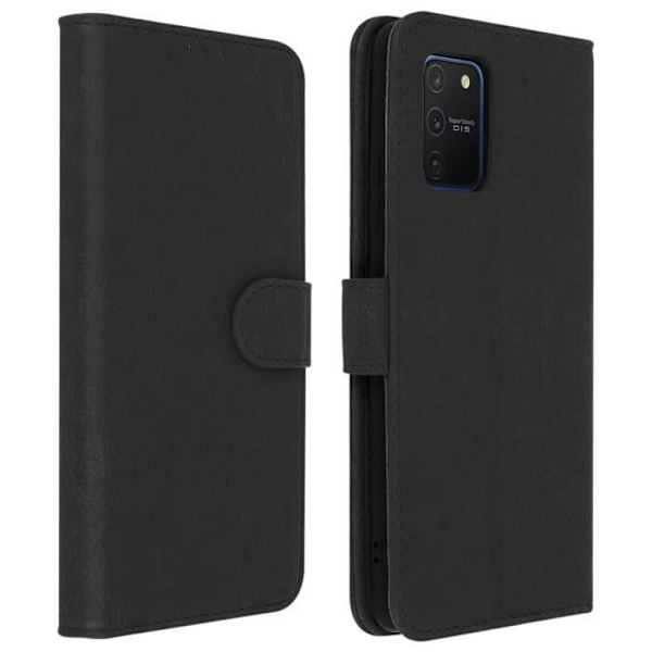 Samsung Galaxy S10 Lite - AVIZAR - Täysvaruste - Korttipidike - Video-tuki - Silikoni-geeli Svart