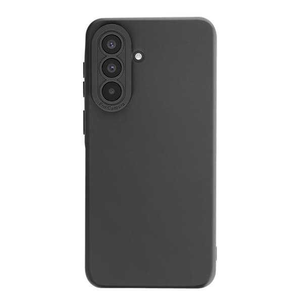 Samsung Galaxy A57 Silikone Cover Forstærket Kamera Beskyttelse Sort Svart