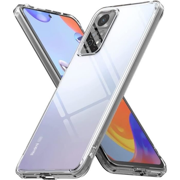 Etui til Xiaomi Redmi Note 12 Pro 5G - Gennemsigtigt anti-chok silikone TPU cover cover Transparent