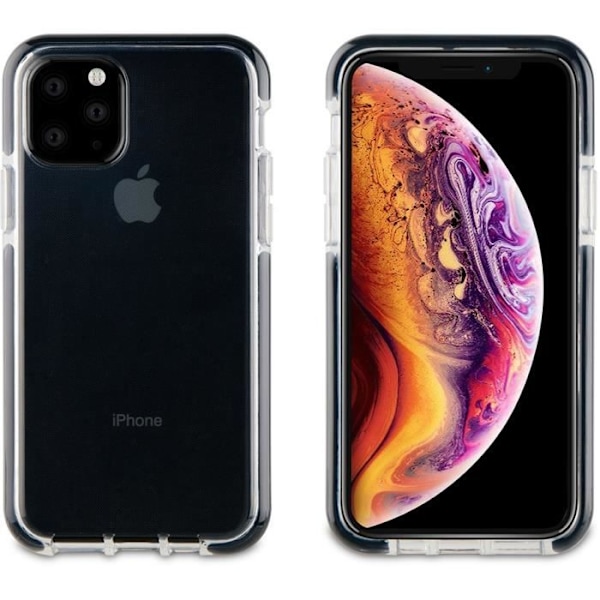 MUVIT TIGER vahvistettu suojakuori Apple iPhone 11 Pro Max -puhelimelle - Läpinäkyvä