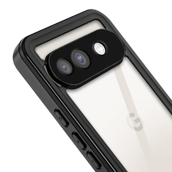 Coque Integreret til Google Pixel 9a Vandtæt IP68 Stødabsorberende Redpepper Sort Svart