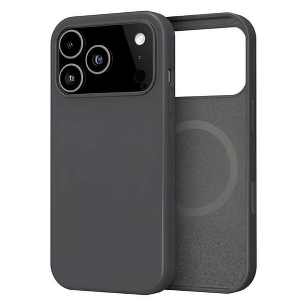 Siliconcase - MW - iPhone 17 Pro - Kompatibel med MagSafe - Stötskydd - Elegant Design Svart
