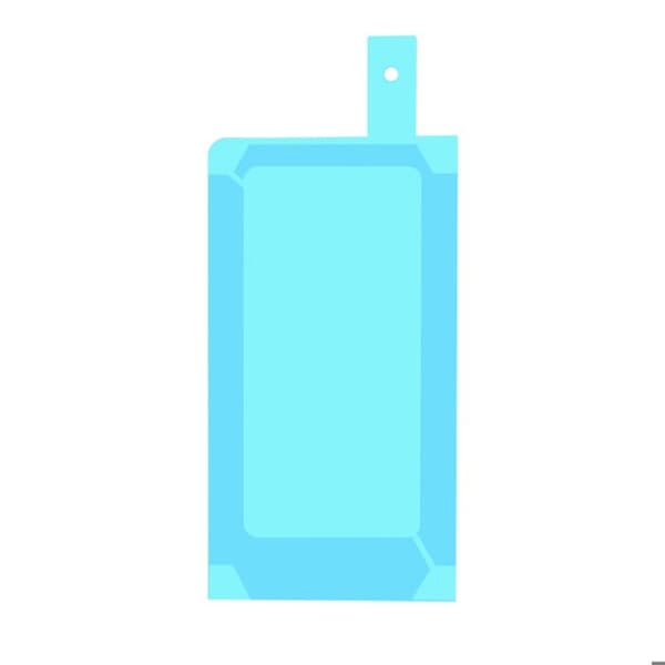 Batteri Klæbemiddel - SAMSUNG - Galaxy S10 - Nem Installation - Transparent - Original Blå