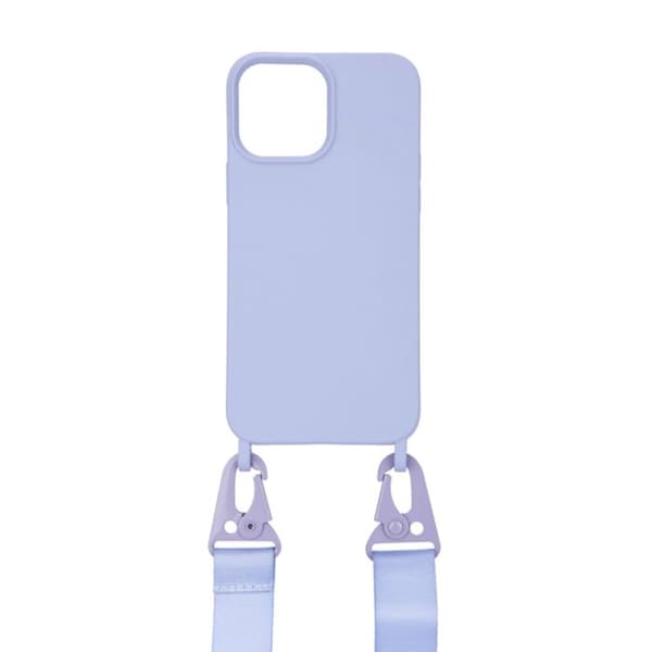 Ultrastark mobilskal för iPhone 13 Pro Max med karbinhake, Lavendel Lavendel