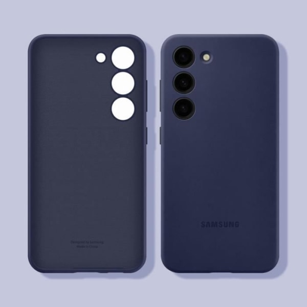 Taske til Samsung S23 Plus Soft Touch Silikone Cover Original Navy Blue