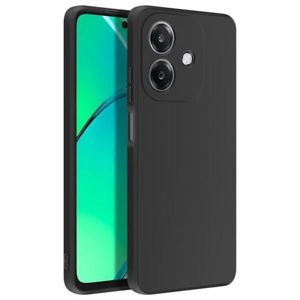 Coque til Oppo A40 Silikone Blød Matt Sort Svart