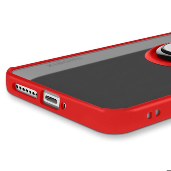 Xiaomi 15 Ultra Magneettisinetti Taustapaneeli Läpinäkyvä Punainen Röd